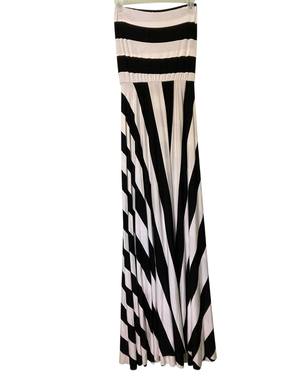Elan stripped convertible, strapless maxi dress. Size small GUC - Picture 4 of 6